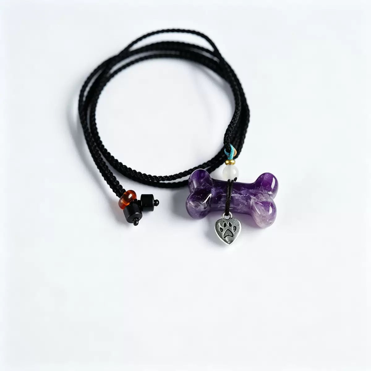 Natural Crystal Pet Memorial Necklace Crystal Healing Bulk Wholesale