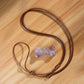 Pet Natural Crystal Bone Necklace Gift Box – Wear the Bond with Your Furry Friend