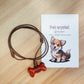 Pet Natural Crystal Bone Necklace Gift Box – Wear the Bond with Your Furry Friend