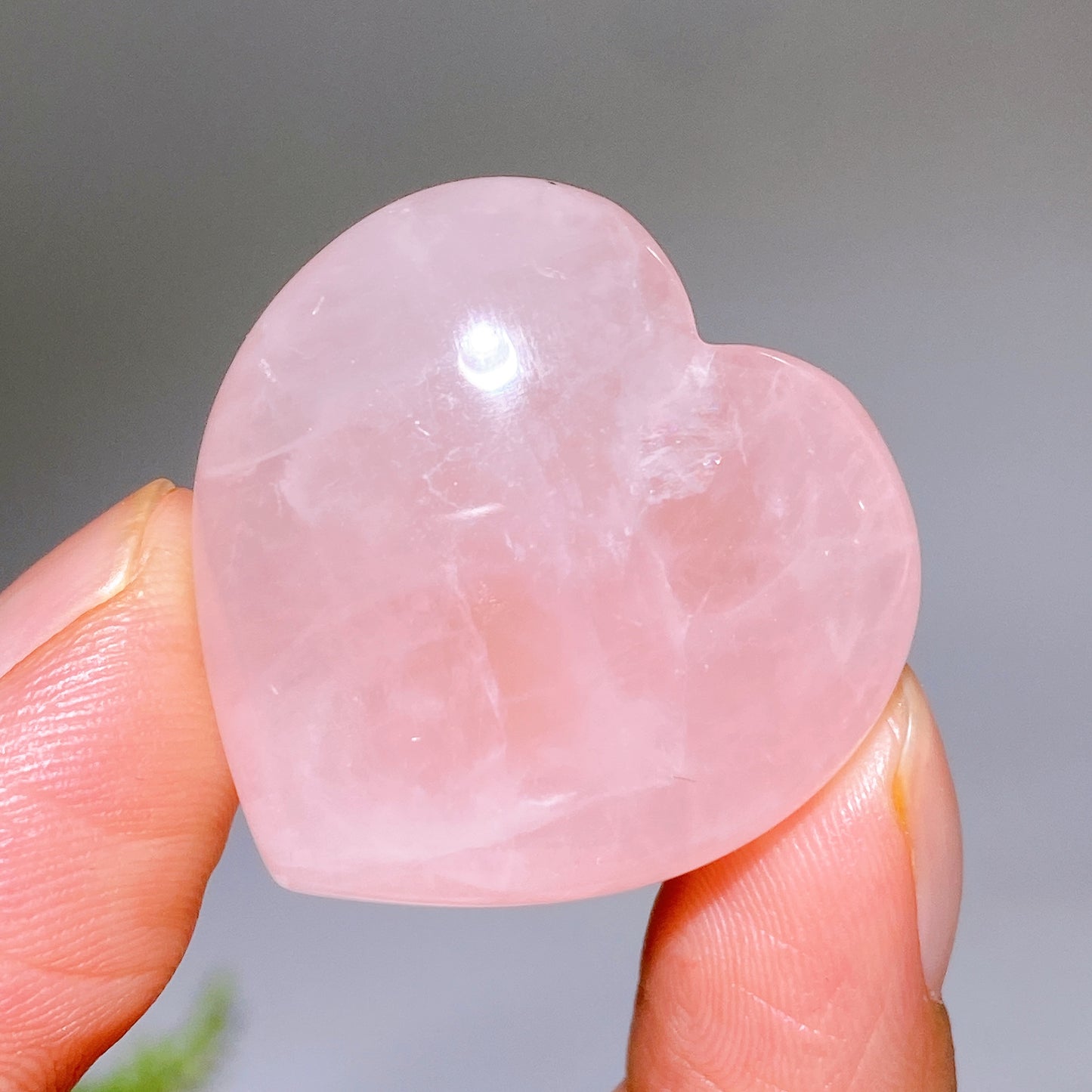 30mm Rose Quartz Heart with Golden Printing Cat Dog Paw Crystal Healing Bulk Wholesale