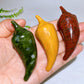3.2" Natural Gemstone Crystal Chili Carving Crystal Healing Bulk Wholesale