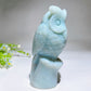 4.6" Sky Blue Owl Carving Crystal Healing Bulk Wholesale
