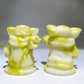 3.1" Natural Gemstone Serpentine Yoda Carving Crystal Healing Bulk Wholesale