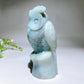 4.6" Sky Blue Owl Carving Crystal Healing Bulk Wholesale