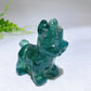 2.3" Natural Crystal Yorkshire Terrier Dog Carving Crystal Healing Bulk Wholesale