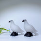 2.6" White Jade Pigeon Carvings Bulk Wholesale
