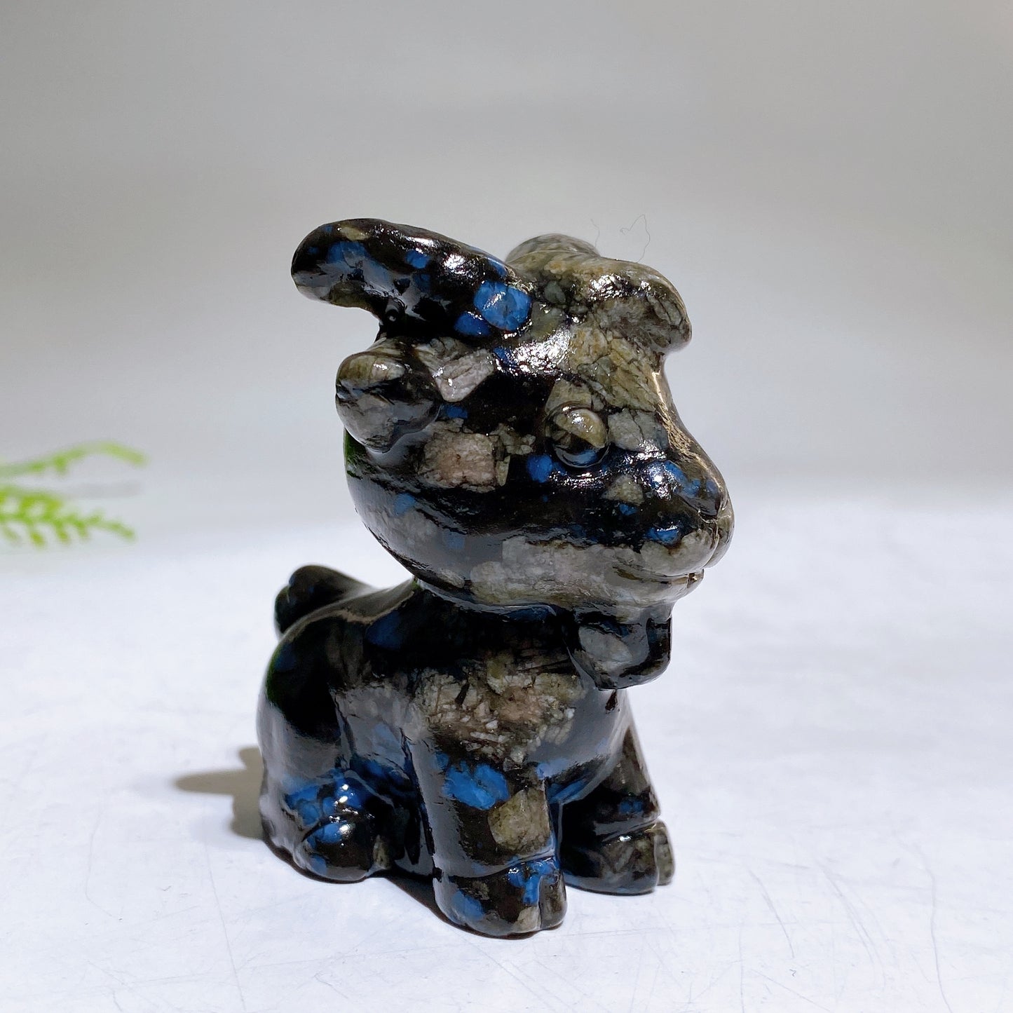 2.3" Natural Crystal Goat Carving Crystal Healing Bulk Wholesale