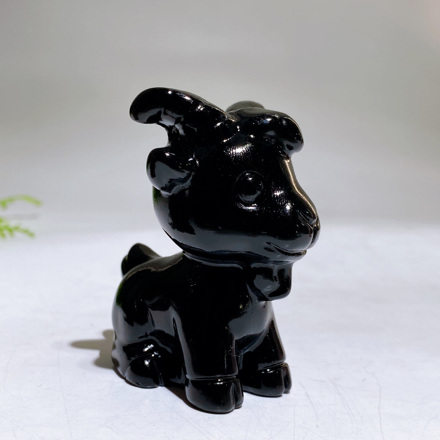 2.3" Natural Crystal Goat Carving Crystal Healing Bulk Wholesale