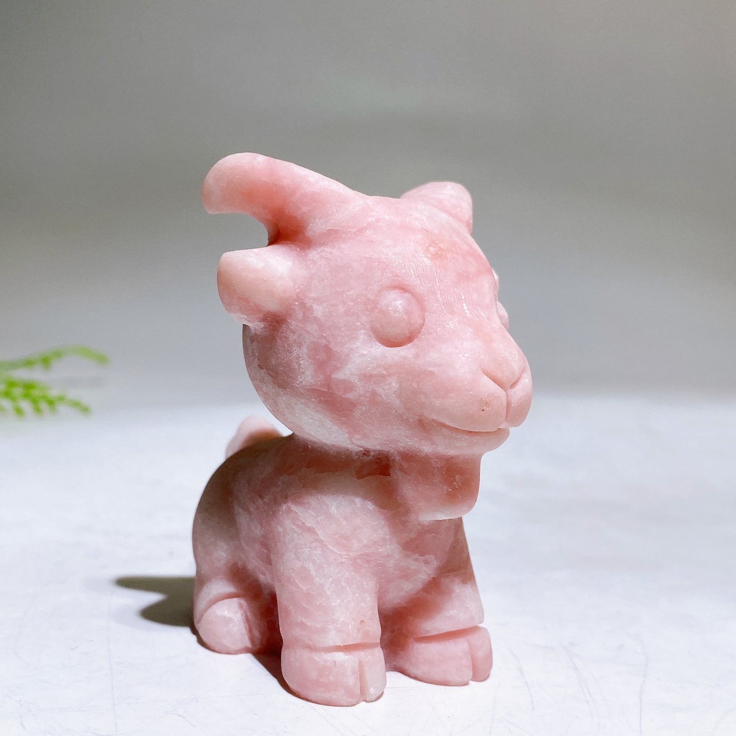 2.3" Natural Crystal Goat Carving Crystal Healing Bulk Wholesale