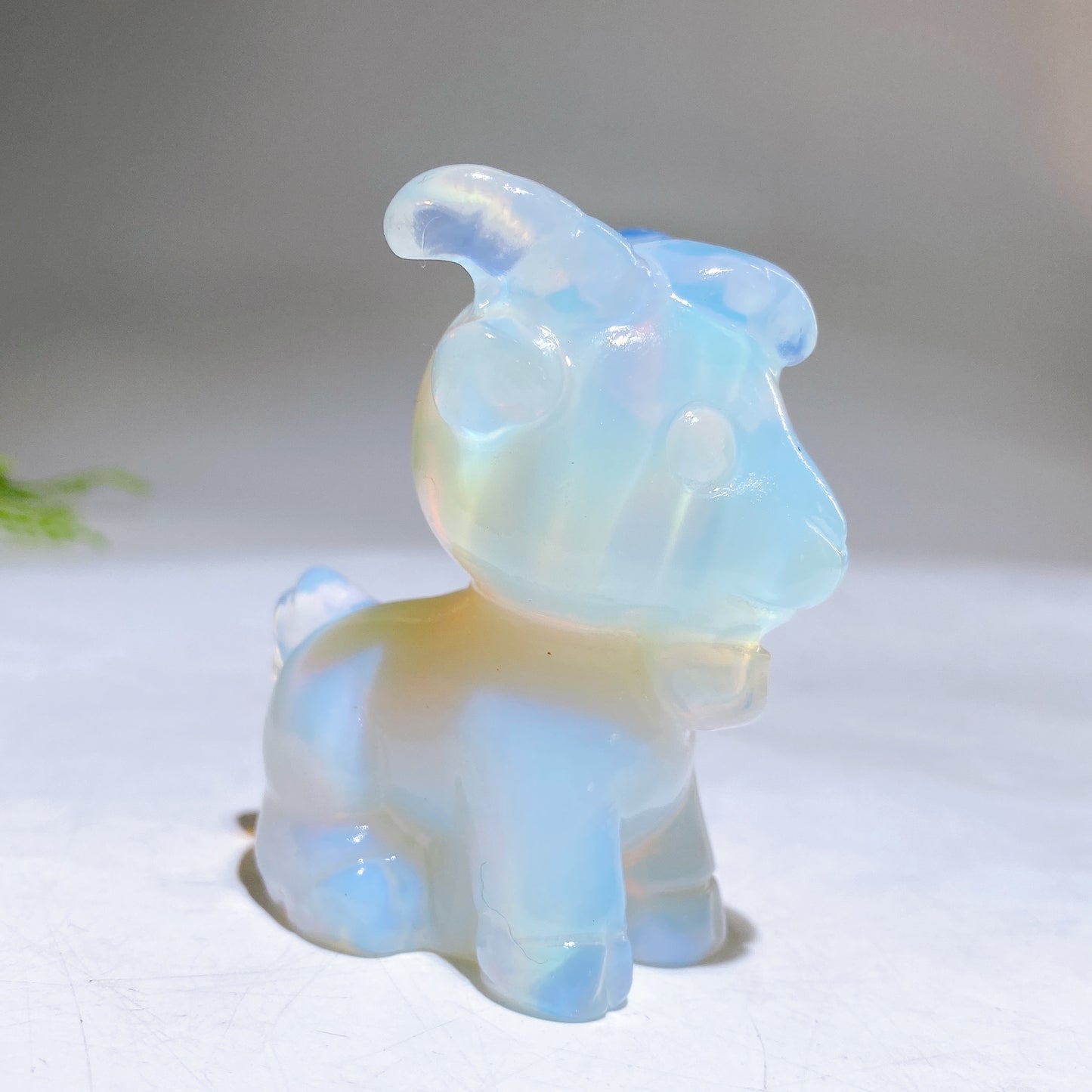 2.3" Natural Crystal Goat Carving Crystal Healing Bulk Wholesale