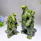 4.6"-5.9" Serpentine Godzilla Carving Crystal Healing Bulk Wholesale