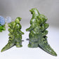 4.6"-5.9" Serpentine Godzilla Carving Crystal Healing Bulk Wholesale