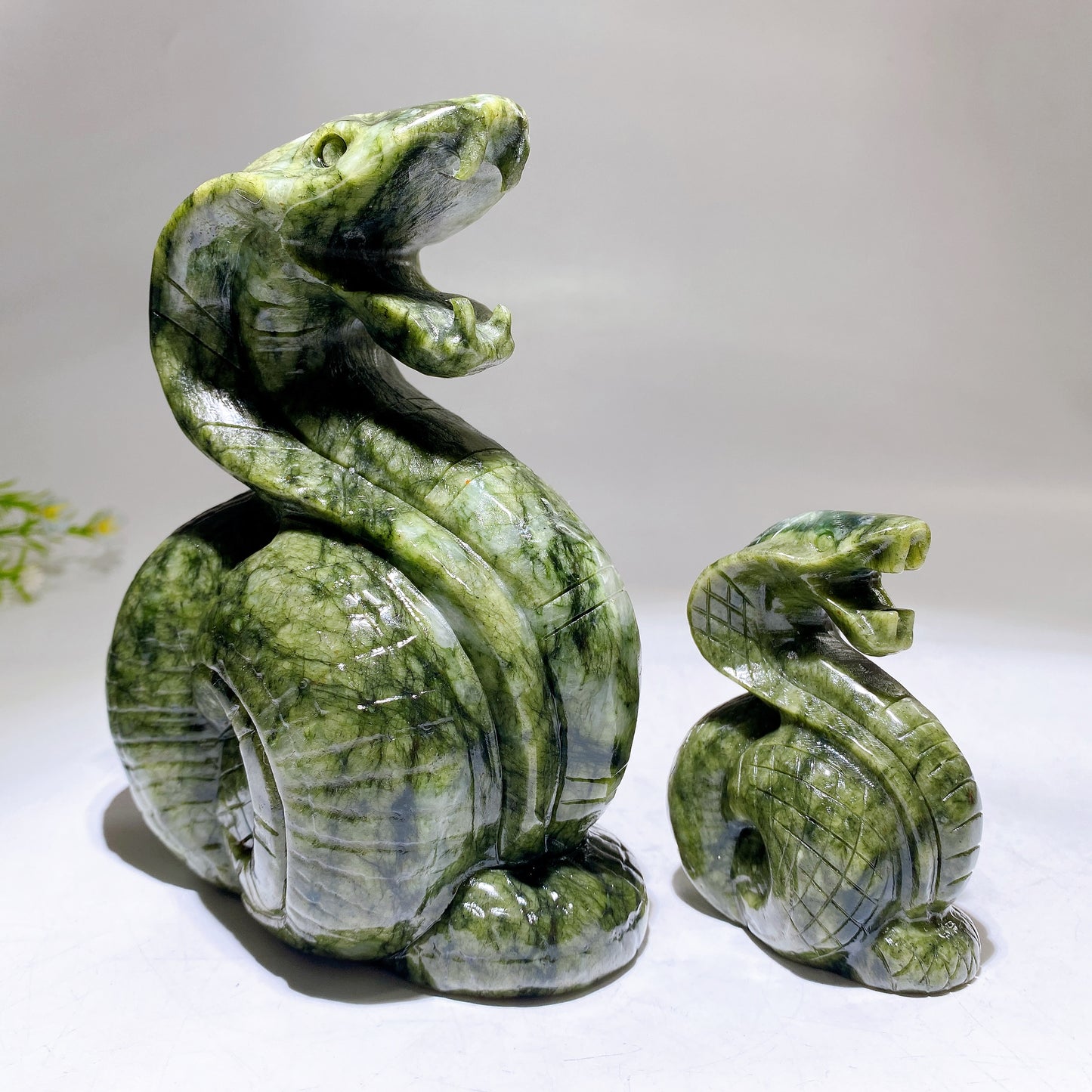 Serpentine Cobra Snake Carving Crystal Healing Bulk Wholesale