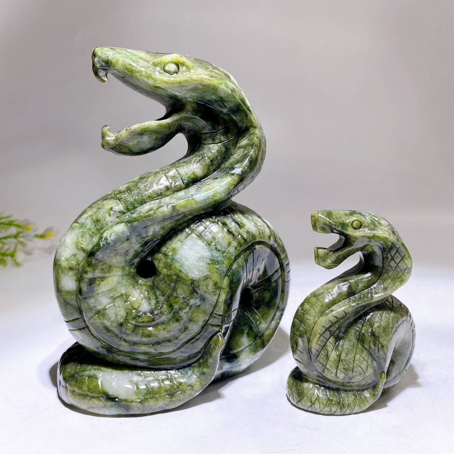 Serpentine Cobra Snake Carving Crystal Healing Bulk Wholesale