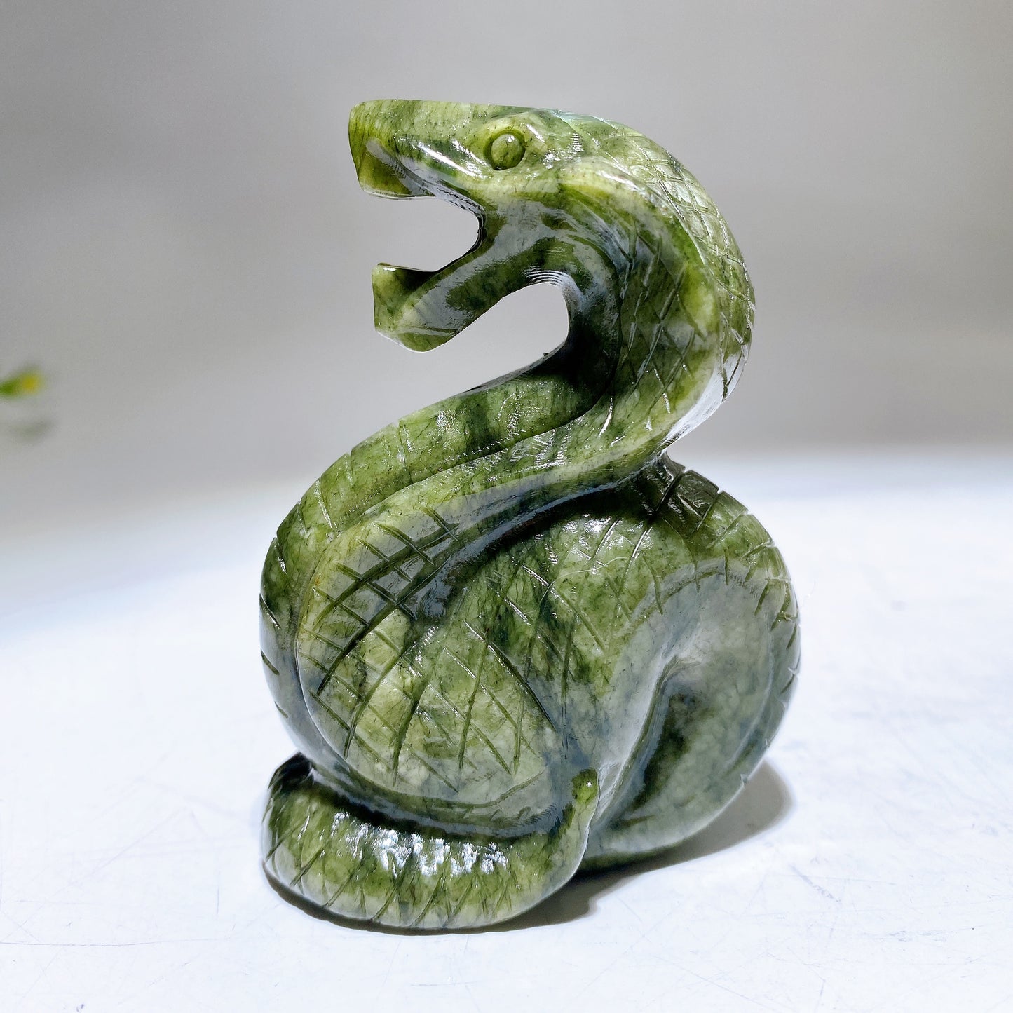 Serpentine Cobra Snake Carving Crystal Healing Bulk Wholesale