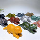 3.5" Natural Gemstone Crystal Beaver Carving  For Gift & Display Bulk Wholesale