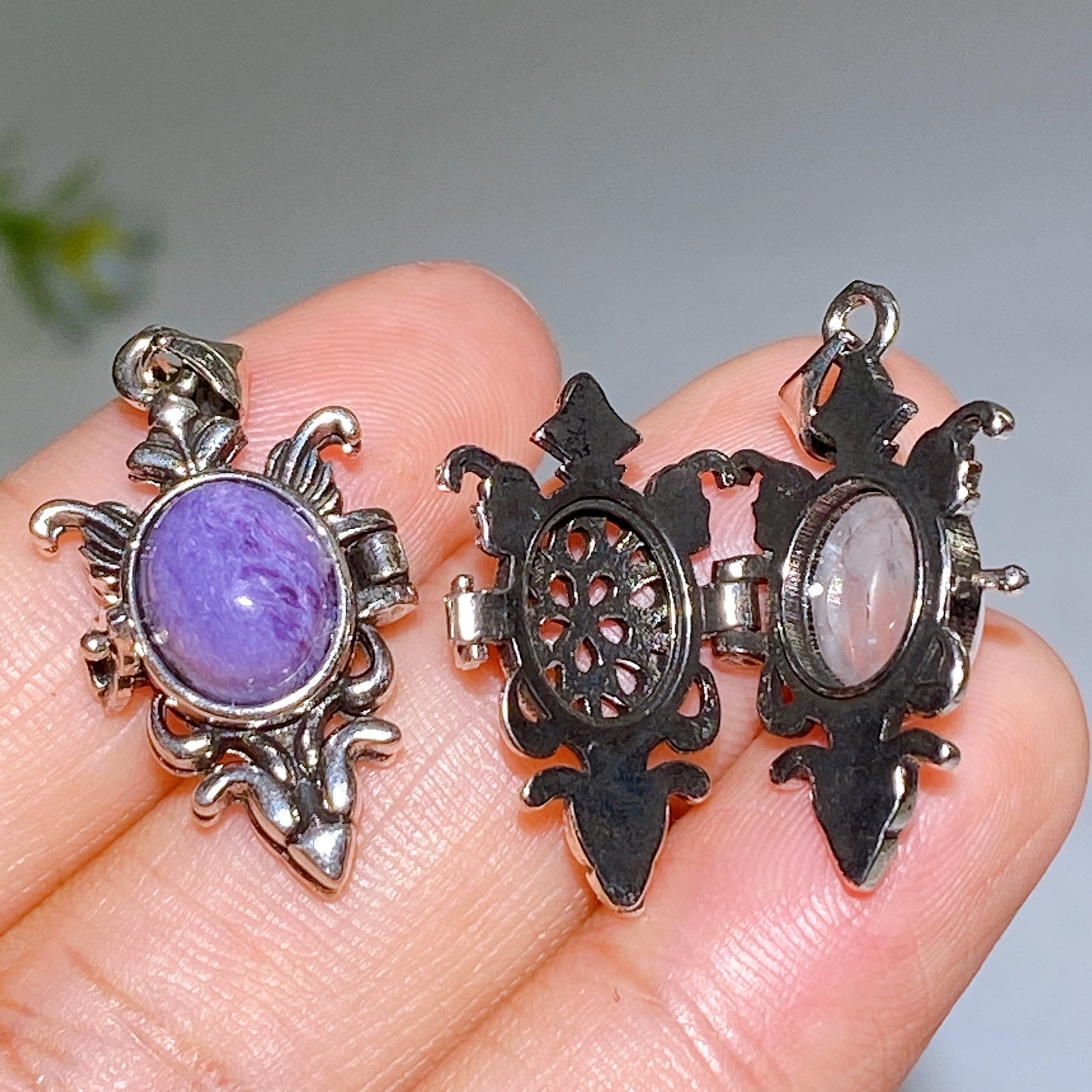 25mm Multi-Material Natural Crystal Pendant Crystal Healing Bulk Wholesale