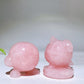 1.7"-1.9" Rose Quartz Kirby Jigglypuff Carving Wholesale