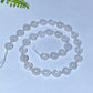 38cm Natural Crystal Drilled Donut Shape String Crystal Healing Bulk Wholesale