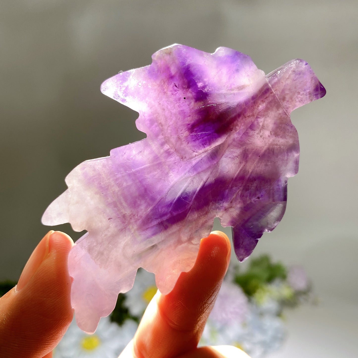 .0" Crystal leaf Carving Crystal Healing Bulk Wholesale