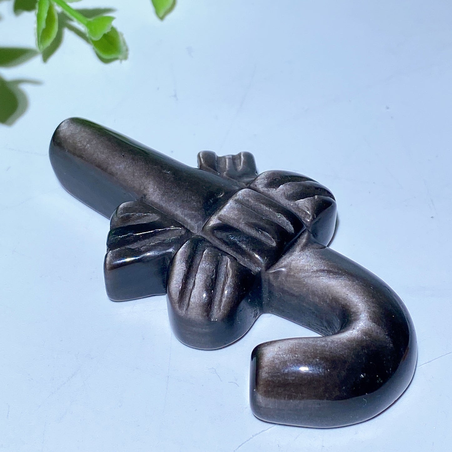 3.1"-3.3" Mixed Crystal Candy Cane Carvings for Christmas Bulk Wholesale