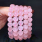 10mm Dark Rose Quartz Bracelet Crystal Healing Bulk Whoelsale