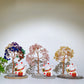 12cm Crystal Chips Fortune Tree with Maneki-neko Free Form