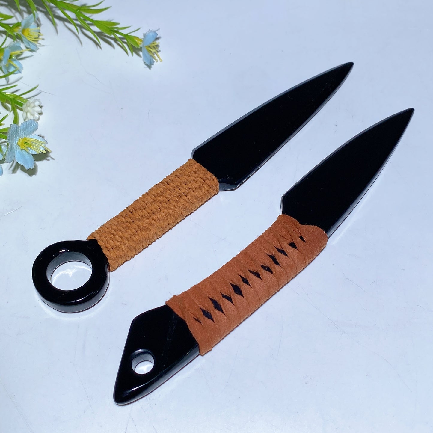 19cm Black Obsidian Dagger Carving Crystal Healing Bulk Wholesale