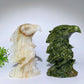 6.0" Afghan Jade Serpentine Eagle Carvings Bulk Wholesale
