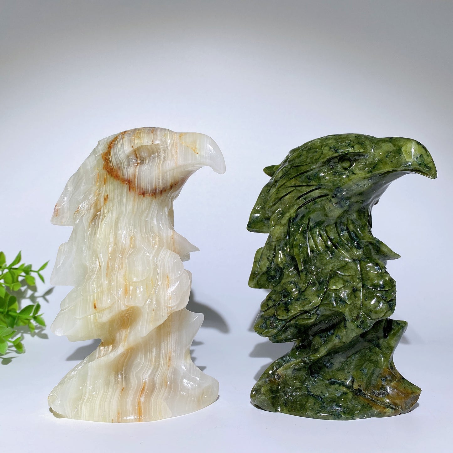 6.0" Afghan Jade Serpentine Eagle Carvings Bulk Wholesale