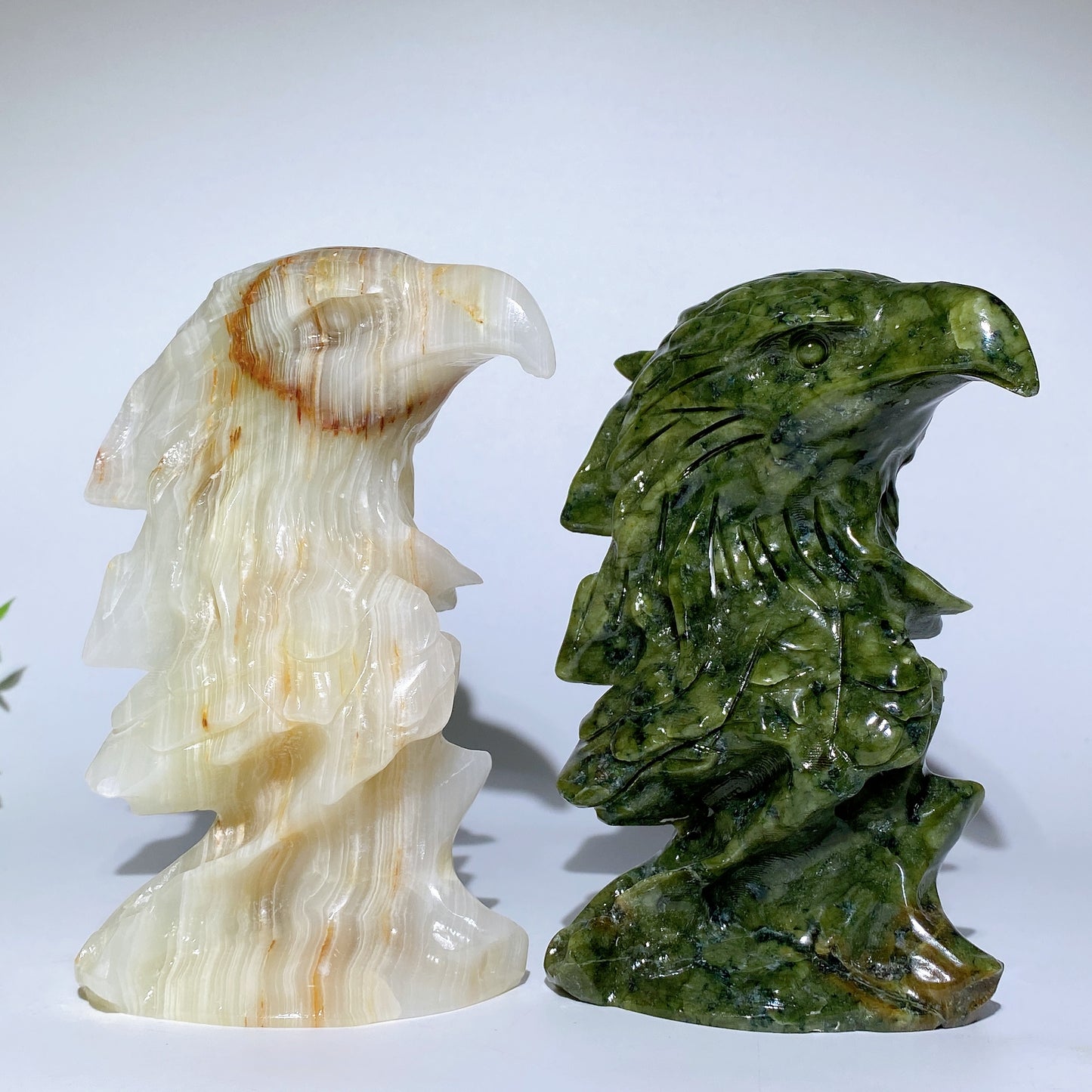 6.0" Afghan Jade Serpentine Eagle Carvings Bulk Wholesale