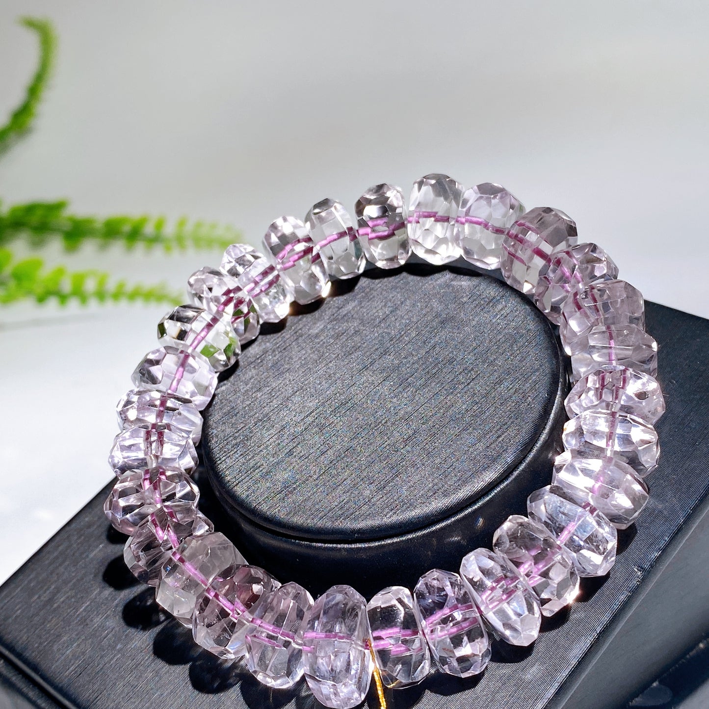 10-12mm Faceted Lavender Pink Amethyst Bracelet Wholesale