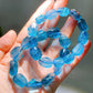 14-18mm Natural Blue Fluorite Chunky Bracelet Wholesale