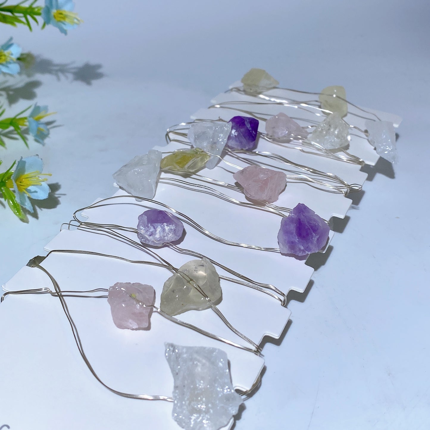 Raw Crystal LED Light String for Christmas Decoration Bulk Whiolesale