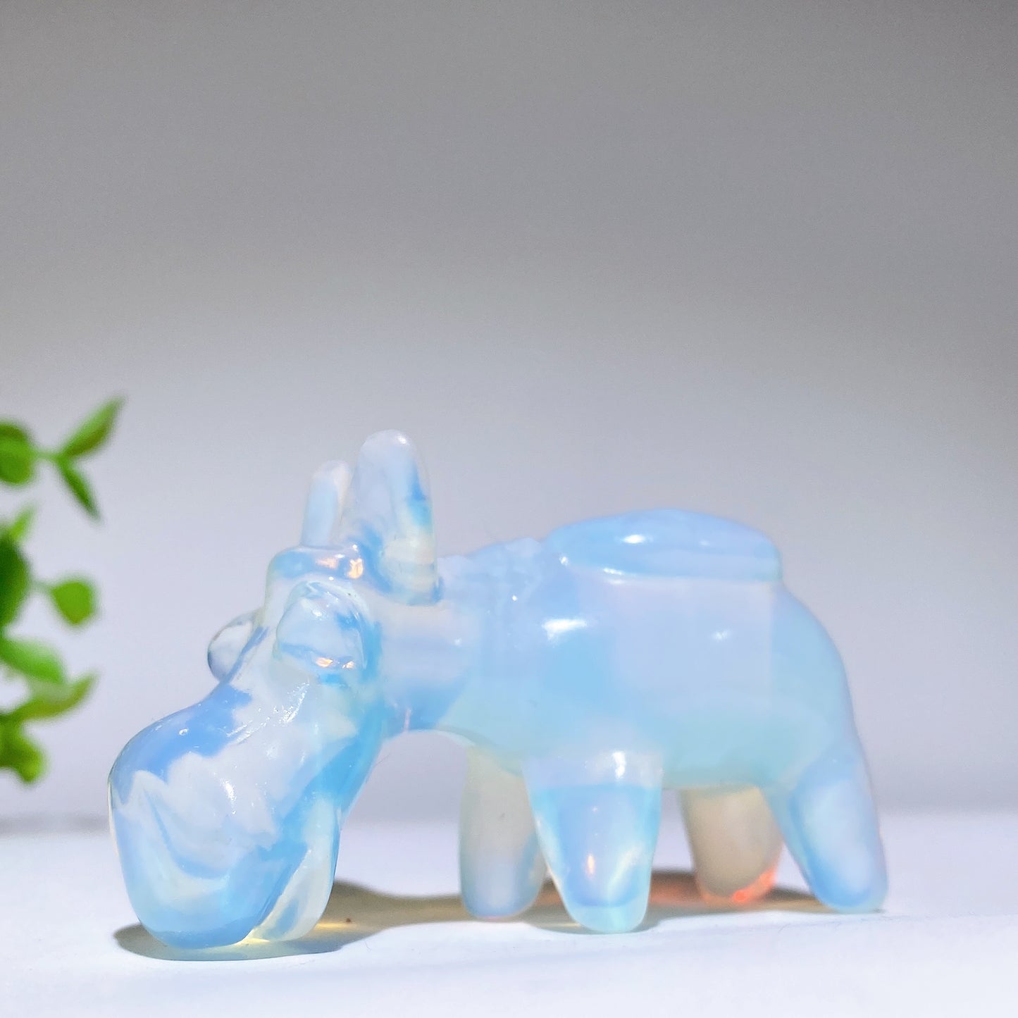 2.3" Mixed Crystal Donkey Carvings Bulk Wholesale