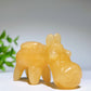2.3" Mixed Crystal Donkey Carvings Bulk Wholesale