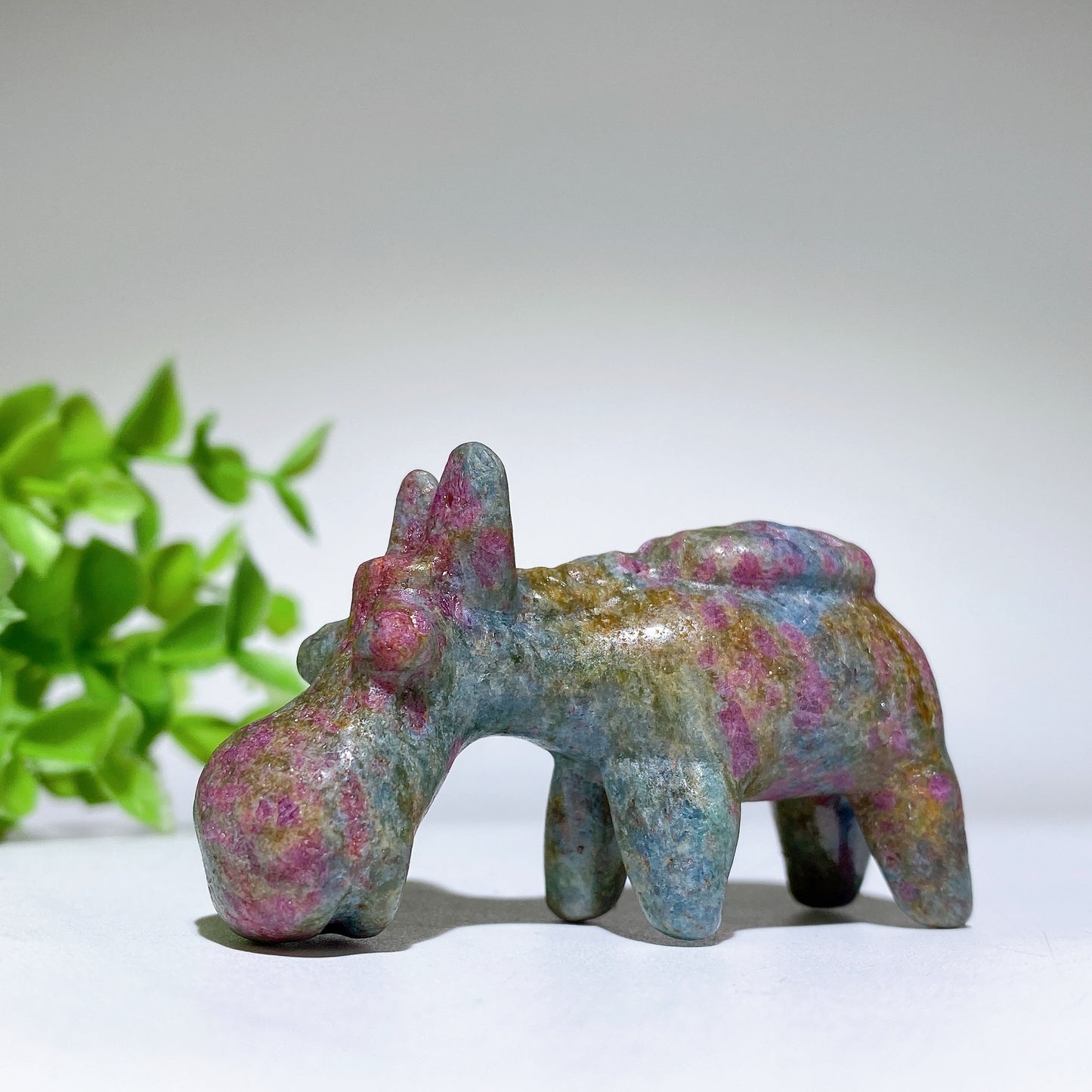 2.3" Mixed Crystal Donkey Carvings Bulk Wholesale
