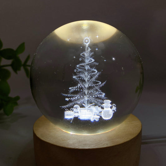6cm 3D Inner Carvings Christmas Sence Sphere Bulk Wholesale