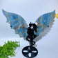 Large Crystal Devil Couple's Wings Carvings with Stand Bulk Wholesale
