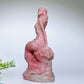 6.9" Pink Jade Mermaid Carvings Bulk Wholesale