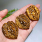 1.8" Yellow Tiger's Eye Lion Slab Carvings Bulk Wholesale