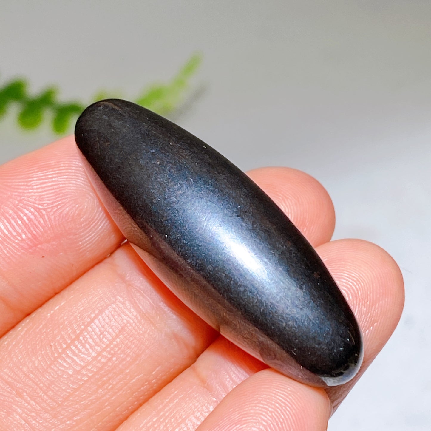 Aura Rainbow Magnetic Hematite Elliptical Zinger Snake Egg Crystal Wholesale