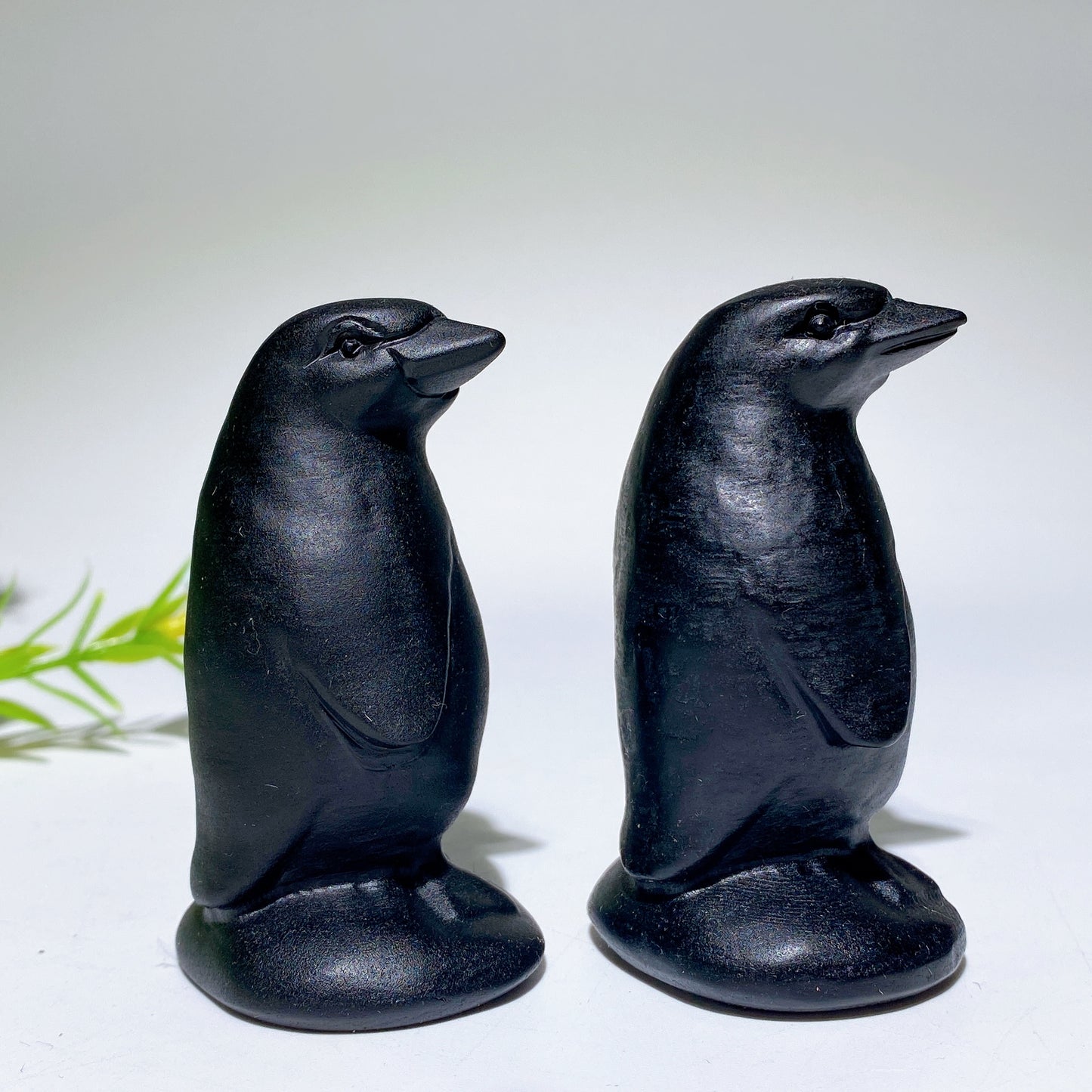 2.5“ Black Obsidian Penguin Carvings Bulk Wholesale