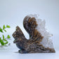 2.3"-2.5" Clear Quartz Squirrel Carvings Bulk Wholesale
