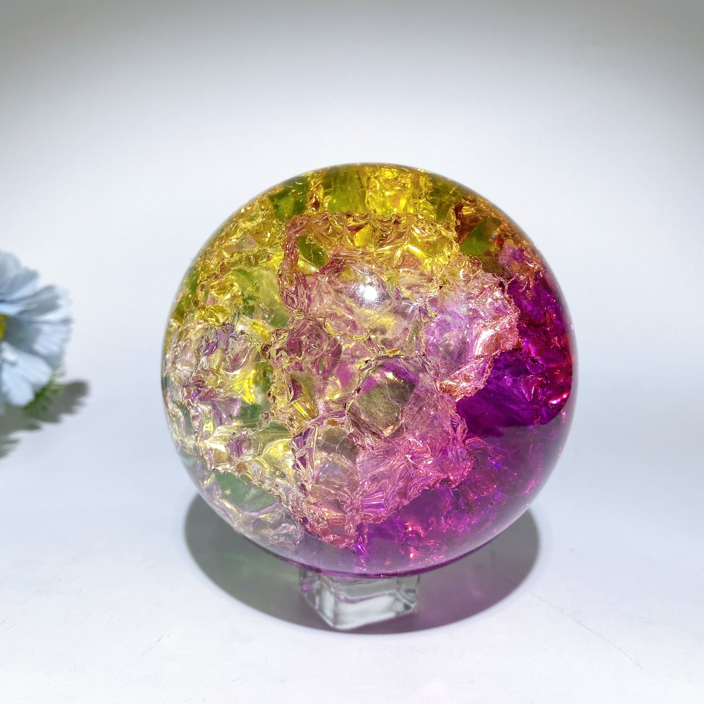 2.0"-3.9" Crack Glass Sphere Bulk Wholesale