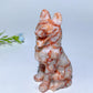 3.1" Mixed Crystal German Shepherd Dog Carvings Bulk Wholesale