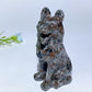 3.1" Mixed Crystal German Shepherd Dog Carvings Bulk Wholesale
