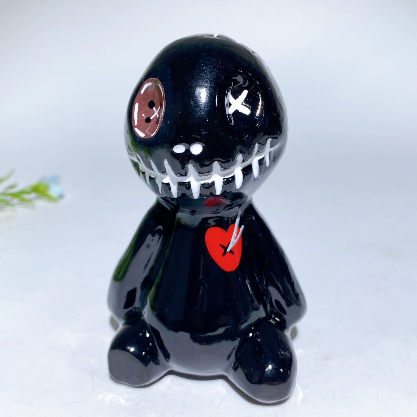 3.9" Selenite Voodoo Doll Carvings with Hand Painting Bulk Wholesale