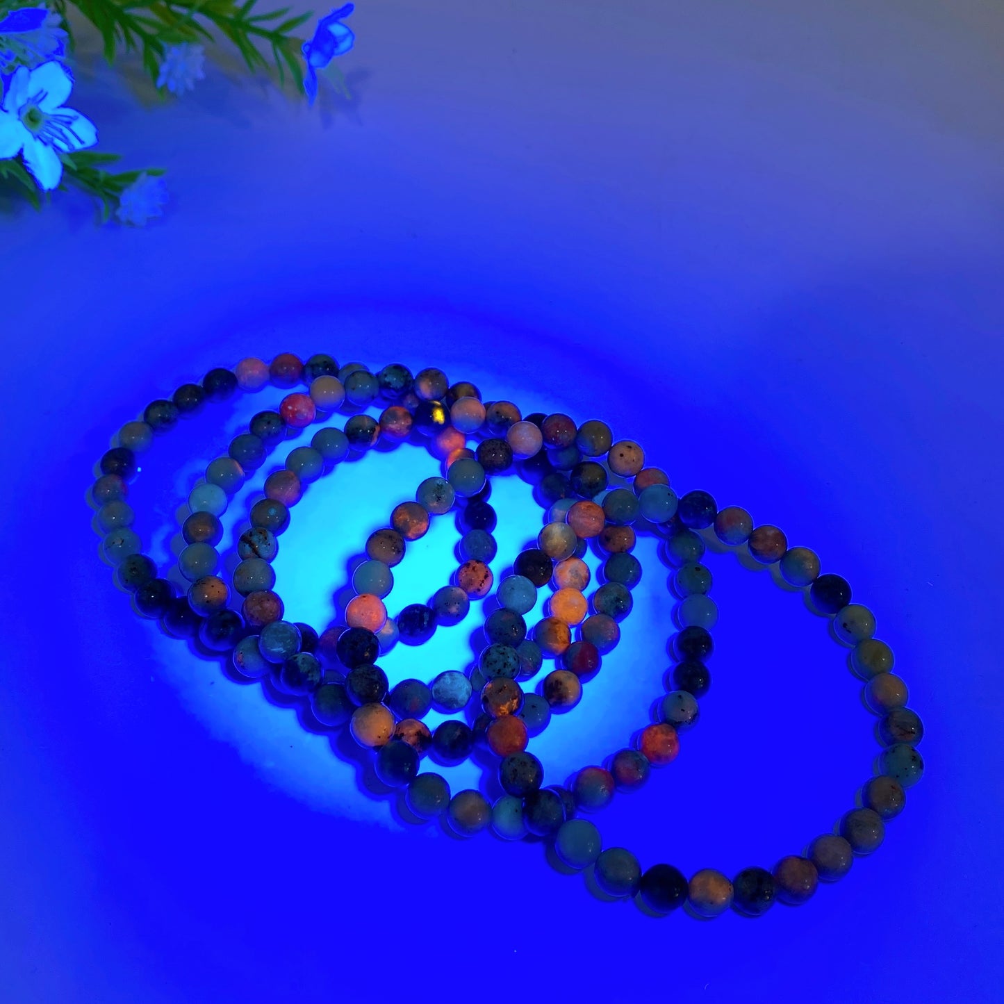 6-8mm Malachite Hackmanite Moonstone Crystal Bracelet Bulk Wholesale