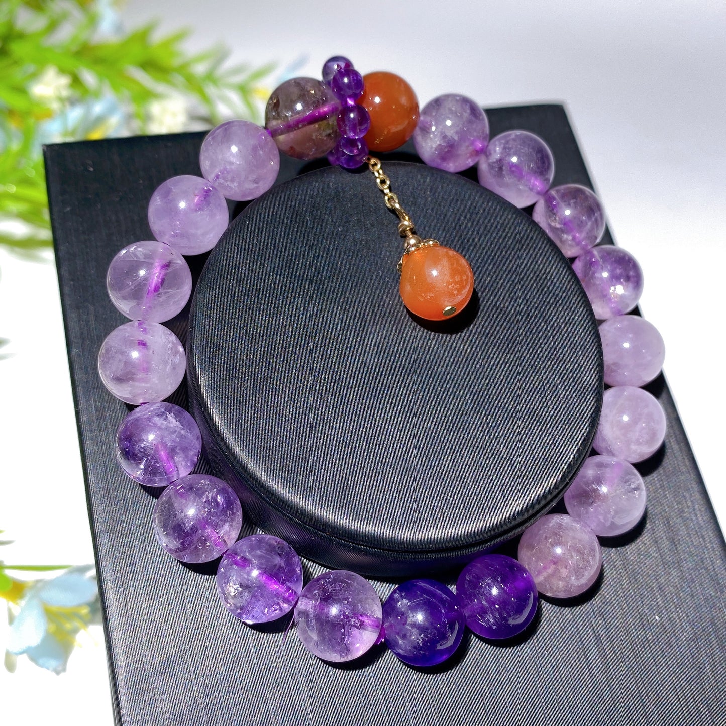 6-8mm Malachite Hackmanite Moonstone Crystal Bracelet Bulk Wholesale